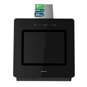 Hota decorativa Cecotec Bolero Flux DT 608002, 60 cm, 800 mh, Negru