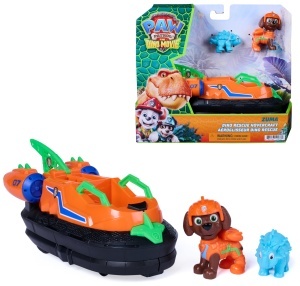 Hovercraft de salvare PAW Patrol cu figura Zuma si Dino, 18 cm
