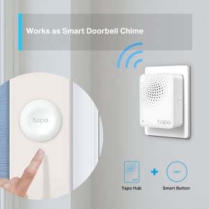Hub Smart Tapo H100 Conectivitate 64 Dispozitive 19 Tonuri Alerta Inteligenta - Img 5