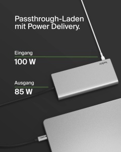 Hub USB-C Belkin INC015BTSGY-CZ, 8-in-1, 100W, 2 Monitoare, Argintiu - Img 4
