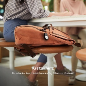 Husa AirTag Belkin cu Fir de Securitate, Neagra, Protectie Impotriva Zgarieturilor - Img 4