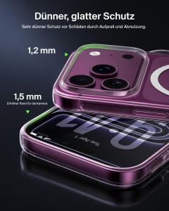 Husa Clear Belkin pentru iPhone 18 Pro, Nano-Titan, rezistenta la socuri - Img 6