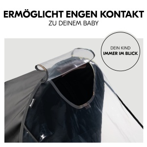 Husa de ploaie universala hauck pentru babywannen, transparenta, cu ventilatie - Img 7