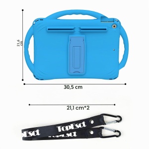 Husa de Protectie TOPESCT pentru iPad 987 Gen, Silikon, Culoare Distractiva, Cu Stand - Img 2