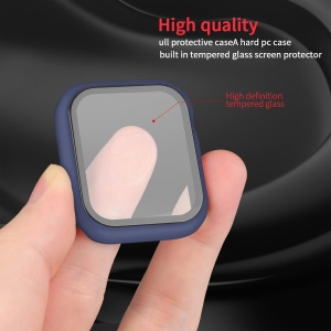 Husa pentru Ceas Inteligent Apple Watch 42 mm, Protectie Display, Albastra - Img 2