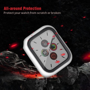 Husa pentru Ceas Inteligent Apple Watch 44mm, Transparenta, Cu Protectie din Sticla - Img 4