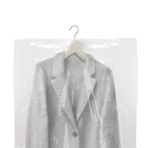 Husa pentru imbracaminte Rayen, Transparenta, Lavendel, Set 6 piese (3x S, 3x L) - Img 4
