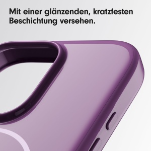 Husa pentru iPhone 16 Pro Beats - MagSafe, Kratzfeste, Abendlila - Img 5