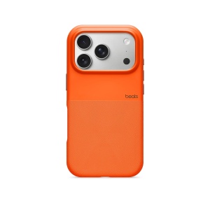 Husa pentru iPhone 17 Pro Beats, Nevada Orange, rezistenta la socuri, compatibila cu MagSafe