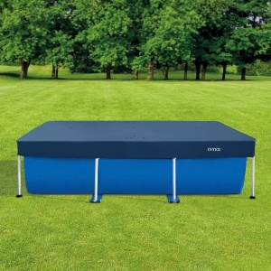 Husa pentru piscina Intex 2,6 m x 1,6 m cu prindere si gauri de drenaj - Img 7