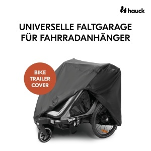 Husa protectie pentru bicicleta Hauck Faltgarage - Neagra, compatibila cu modele diverse - Img 2