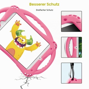 Husa protectoare pentru iPad mini, TopEsct, silicon, roz, model 2019 - Img 3