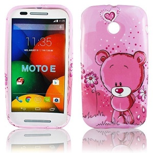 Husa Telefon Motorola Moto E TPU Silikon Design Ursulet - Img 1