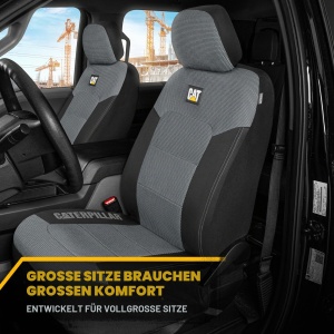 Huse auto CAT MeshFlex pentru scaune auto, LKW si SUV-uri, 2 bucati, gri - Img 3