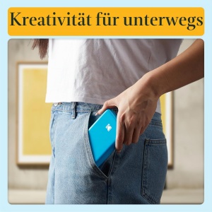 Imprimanta foto portabila KODAK Step - Bluetooth, 2x3 inch, albastra - Img 7