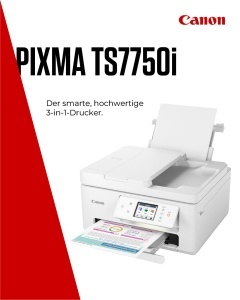 Imprimanta multifunctionala Canon PIXMA TS7750i, 4in1, alb, A4, Wi-Fi - Img 2