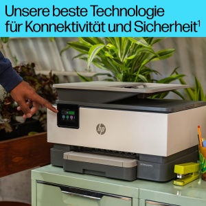 Imprimanta multifunctionala HP OfficeJet Pro 9120e, 3 luni de imprimare gratuita cu cerneala instantanee HP inclusa, HP+, imprimanta, scaner, copiator, fax, Wi-Fi, LAN, duplex, Airprint, gri-alb - Img 9