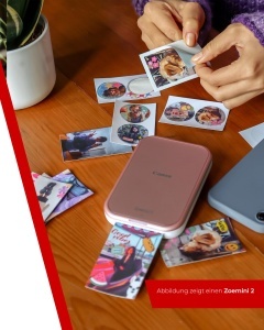 Imprimanta portabila Canon Zoemini 2, Bluetooth, USB-C, format mini - Img 9