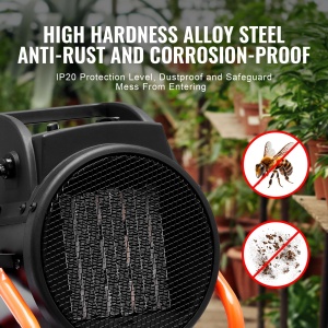 Incalzitor de sera VEVOR, incalzitor rapid PTC de 2000 W cu protectie la supraincalzire, setare cu 3 viteze, incalzitor mic pentru cort de crestere, incalzitor electric portabil cu ventilator pentru sera, camera de flori, loc de munca - Img 3