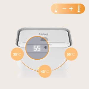 Incalzitor pentru servetele umede Lionelo Babybliss 20W cu lumina de noapte, 3 trepte de incalzire - Img 3