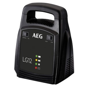 Incarcator auto AEG LG 12, 12A, pentru baterii 12V, cu protectie, negru