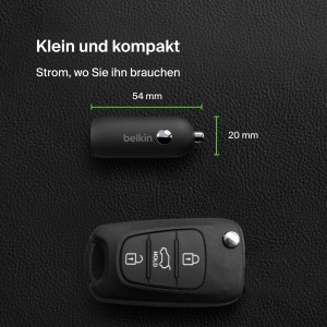 Incarcator auto Belkin BoostCharge 30W, USB-C, compact, rapid - Img 5