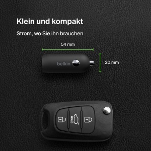 Incarcator auto Belkin BoostCharge 30W, USB-C, cu cablu Lightning, negru - Img 5