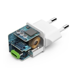 Incarcator rapid Hama 20W USB-C, alb, compact, ideal pentru iPhone - Img 8