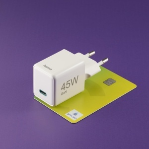 Incarcator rapid Hama, 45W, USB-C, mini format alb - Img 7