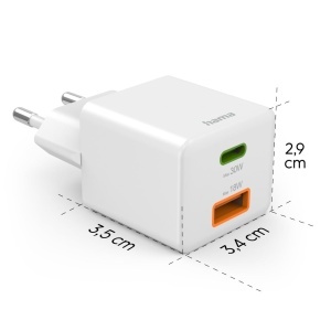 Incarcator rapid Hama USB, 30W, alb, cu 2 porturi USB-C si USB-A - Img 9