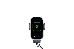 Incarcator wireless auto Verbatim FWC-02 Qi 15W cu suport telefon si suprafata din sticla - Img 2