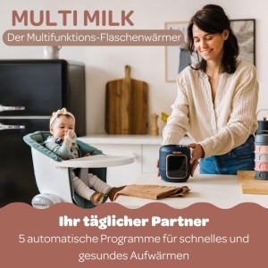 Incubator pentru biberoane BEABA Multi-Milk, 5 moduri, design premium, usor de utilizat - Img 2
