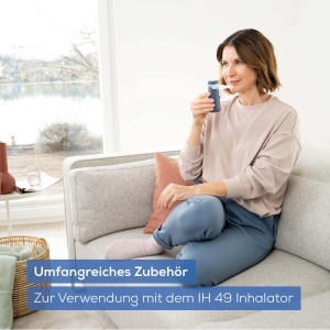 Inhalator Beurer IH 49 cu set de accesorii pentru adulti si copii, usor de curatat - Img 2