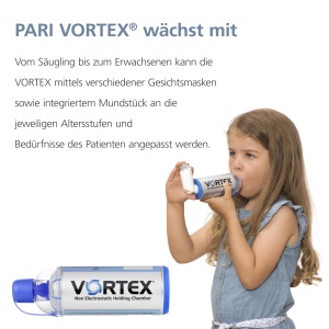 Inhalator PARI VORTEX cu Mundstuck, Antistatic, pentru Adulti si Copii de la 4 Ani - Img 4