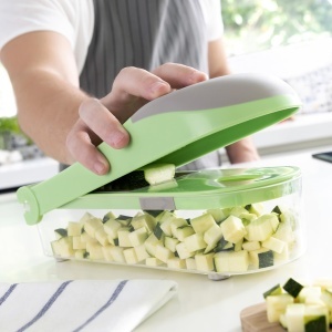 InnovaGoods Gemuseschneider 7-in-1 Multifunctional Verde Picioare Antialunecare - Img 6