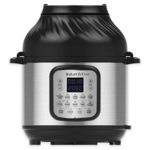 Instant Pot Duo Crisp 57L Air Fryer 11-in-1 Multicooker electric - Oala sub presiune friteuza aragaz lent abur gratar deshidratator si masina sous vid - Img 1