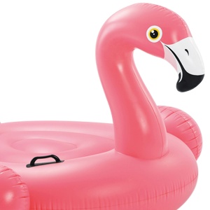 Intex 57558NP - Suport gonflabil Flamingo roz vinil roz 147x140x94 cm - Img 3