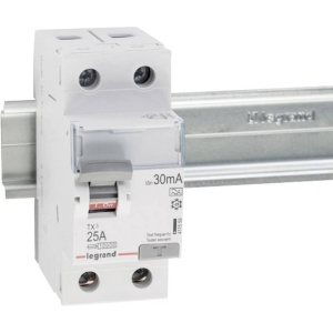 Intrerupator de protectie Legrand TX3 25A, 30mA, 2-polig, 230VAC