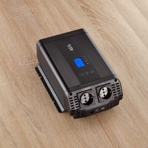 Inversor de tensiune AEG 600 W, 12 V DC la 230 V AC, cu control prin aplicatie - Img 5
