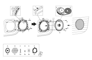 JBL Club 64FSL Gen 3 - Set de difuzoare auto extra subtiri de 165 mm de la Harman Kardon pentru un upgrade hi-fi remarcabil al masinii - sensibilitate ridicata, bas intens si raspuns impresionant la frecventa inalta - Img 7
