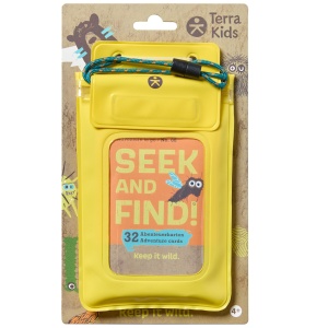 Joc de exterior HABA Terra Kids Interactiune in natura pentru copii, 62 activitati, inclus cutie impermeabila