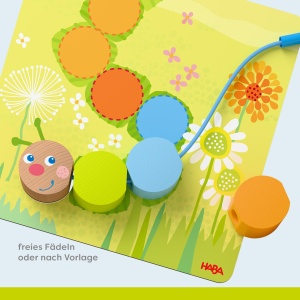 Joc de Fadere HABA 2012248001 - 20 Piese din Lemn, 4 Carti cu Motive - Img 5