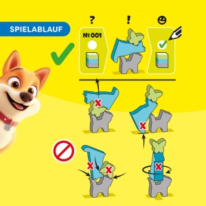 Joc de indemanare HABA Stacking Challenge Animals, 300 nivele, pentru copii peste 6 ani - Img 3