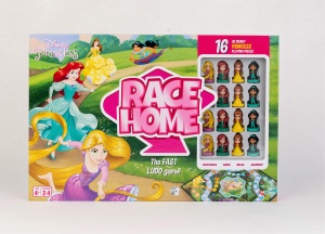 Joc de societate Disney Princess - Ludo cu 16 figurine, pentru 2-4 jucatori, 4 - Img 7