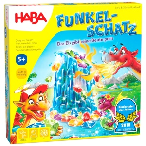 Joc de societate HABA Funkelschatz, 3D, pentru familie, 5 ani
