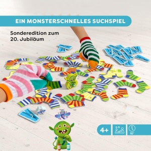 Joc de societate HABA Socken Zocken Jubilaums-Edition cu sosete textile, 2-5 jucatori, pentru copii de la 4 ani - Img 3