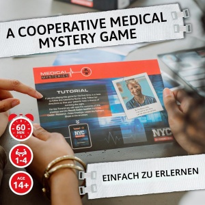 Joc de societate Medical Mysteries Tomy - Cooperativ, 4 cazuri, pentru adulti - Img 2