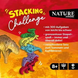 Joc de Stivuire HABA Stacking Challenge Jurassic, pentru copii de la 8 ani, 300 provocari - Img 2