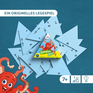 Joc educational HABA Learning Star Rechnen - 36 carti, pentru invatarea matematicii, pentru copii de la 7 ani - Img 2