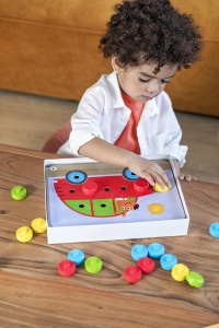 Jocuri Goula Jumbo D53140 GOULA - Culoare bebelus - Joc din lemn pentru copii mici - de la 2 ani - Img 2